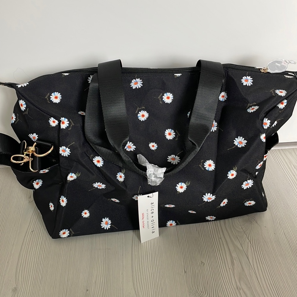 NEW Alice + Olivia mini duffel bag